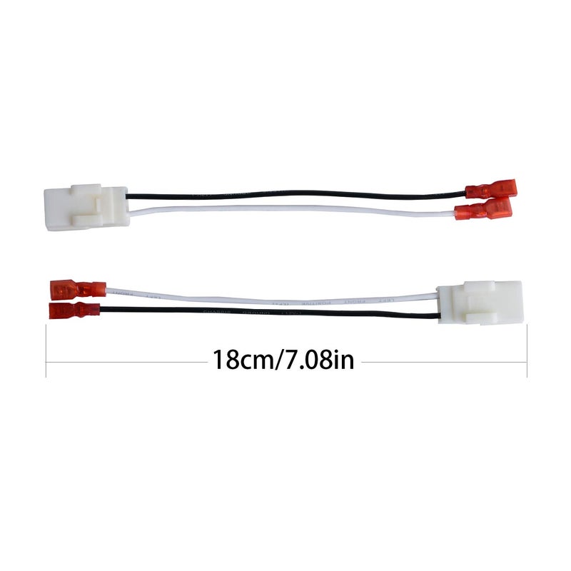 HSTECH 72-6514 2 X Pairs (4 Pack) Wire Cable Wiring Harness for Chrysler Dodge Vehicles Speakers Adapter Connector Adaptor Plug - Image 2